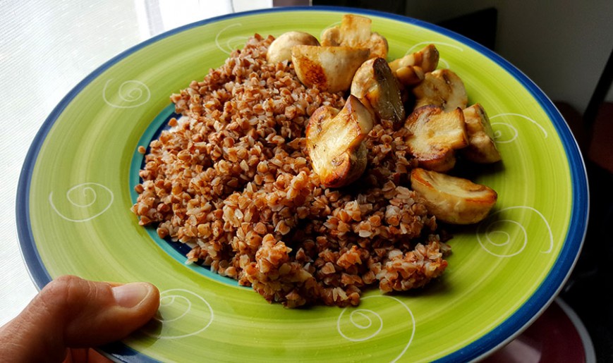 buckwheat with mushrooms